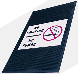 No Smoking Message Mats